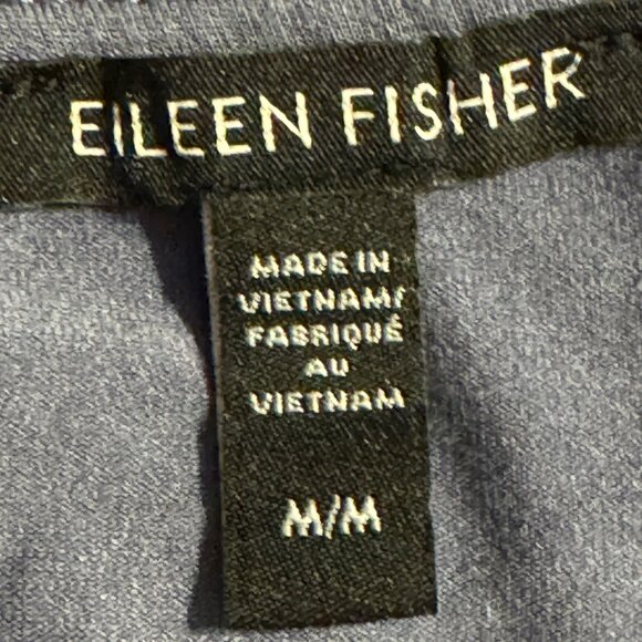 Like new!  Eileen Fisher Tencel Jersey Knit Long Drop Sleeve Tee in Gray… - Picture 7 of 13